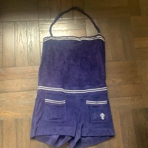 Tory Burch Navy Romper Size S